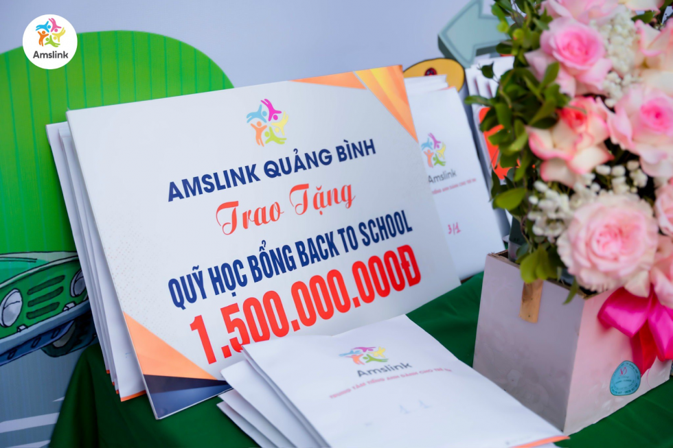 Amslink Quảng Bình xây dựng quỹ học bổng “Back to School”